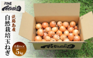淡路島産 栽培期間中 無肥料 無農薬 自然栽培 玉ねぎ 小玉サイズ 5kg 野菜 玉葱 兵庫県 洲本市 淡路島 [№5395-0399]