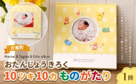 【方南町】おたんじょうきろく 10ツキ10カものがたり 1冊 エコー写真 アルバム ビニールカバー付 12ページ 10ヶ月間 マタニティアルバム ベビーアルバム プレゼント 贈り物 出産祝い プレママ