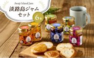 淡路島ジャムセット 100g×6本セット 詰め合せ ジャム いちじく なるとオレンジ びわ みかん ブルーベリー レモン 兵庫県 洲本市 淡路島 [№5395-0024]
