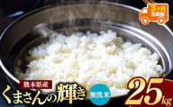 【 令和7年産 】 【定期便3回】 熊本県産 くまさんの輝き 無洗米 25kg | 小分け 5kg × 5袋  熊本県産 こめ 米 無洗米 ごはん 銘柄米 ブランド米 単一米 人気 日本遺産 菊池川流域 こめ作り ごはん ふるさと納税 返礼品