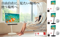 WALL SEVENSTAND A2 ロータイプ テレビスタンド 55インチ対応 自立タイプ コンパクト キャスター付き 移動 回転 グッドデザイン賞受賞 東京都 大田区 【WALL SEVENSTAND A2 ロータイプウォールナット】
