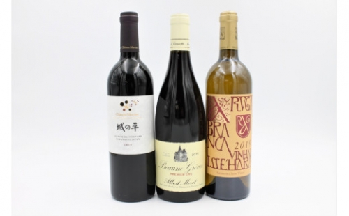 K-601．赤白日本ワイン＋AOCボーヌ仏ワインセット