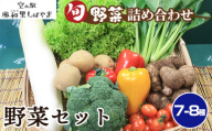 野菜セット（7～8種） ／ 野菜 季節の野菜 旬 新鮮 自慢の逸品 詰め合わせ 旬野菜  詰合せ 新鮮 食材 野菜詰め合わせ レシピ素材 サラダ用 炒め物用 朝食食材 千葉県 No.061