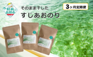 【3ヶ月定期便】 陸前高田産 最高級品種 すじ青のり 7×3袋 【 無添加 新鮮 海苔 三陸産 玉子焼き 冷や奴 お好み焼き たこ焼き かき揚げ おにぎり 便利 簡単 お手軽 】