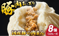 国産豚の美味しい肉まん（豚まん）8個セット