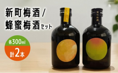 新町梅酒/蜂蜜梅酒セット お酒 リキュール 飲み比べ 晩酌 長野県 2572312 - 長野県長野市