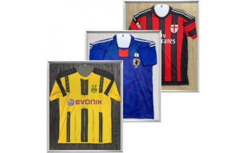 ユニフォーム額【GT05　裏板黄木目】 額縁 フレーム 記念 思い出 メモリアル メモリー インテリア 2572339 - 長野県長野市