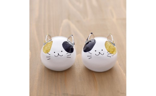 ツボ押しペーパーウェイト見て握っていやしねこ《1個》 2572900 - 長野県長野市