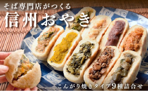 信州おやき9種セット（焼きタイプ）（美包） 2573102 - 長野県長野市
