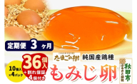 《定期便3ヶ月》 たまごの樹 純国産鶏種 卵『もみじ』36個+割れ保証4個付き（10個入×4パック） [たまご タマゴ 玉子 鶏卵 まとめ買い オムレツ 卵かけご飯 朝食 料理 美味しい 瀧田養鶏場]
