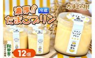 たまごの樹 濃厚たまごプリン 12個（6個入×2セット） [プリン お菓子 菓子 スイーツ 美味 もみじたまご 瀧田養鶏場]