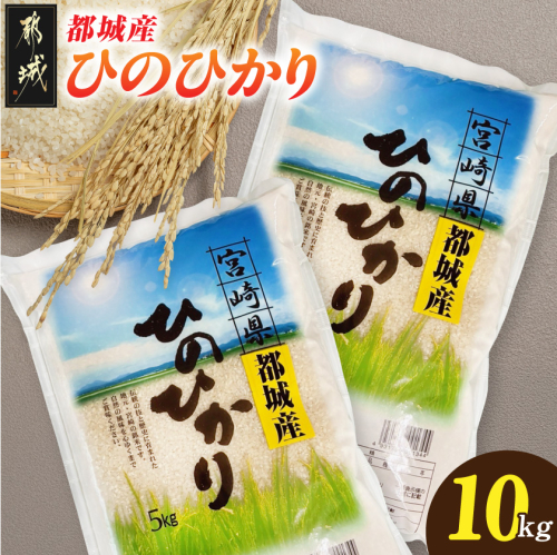 都城産ひのひかり10kg(5kg×2袋)_21-N5-002-10kg 2577299 - 宮崎県都城市