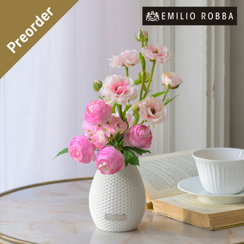 【母の日専用】アートフラワー エミリオ・ロバ　ラナンキュラス2M26-pk 母の日 ギフト 造花 プレゼント 2579145 - 三重県名張市