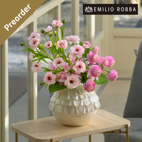 【母の日専用】アートフラワー エミリオ・ロバ　ラナンキュラス2L26-pk 母の日 ギフト 造花 プレゼント 2579146 - 三重県名張市