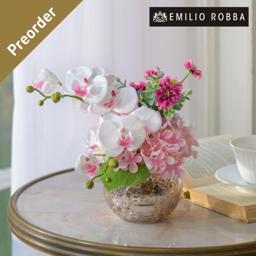 【母の日専用】アートフラワー エミリオ・ロバ　ファレノプシスリップピンクL26 母の日 ギフト 造花 プレゼント 2579148 - 三重県名張市