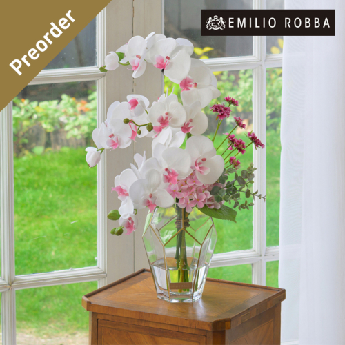 【母の日専用】アートフラワー エミリオ・ロバ　ファレノプシスリップピンク2L26 母の日 ギフト 造花 プレゼント 2579149 - 三重県名張市