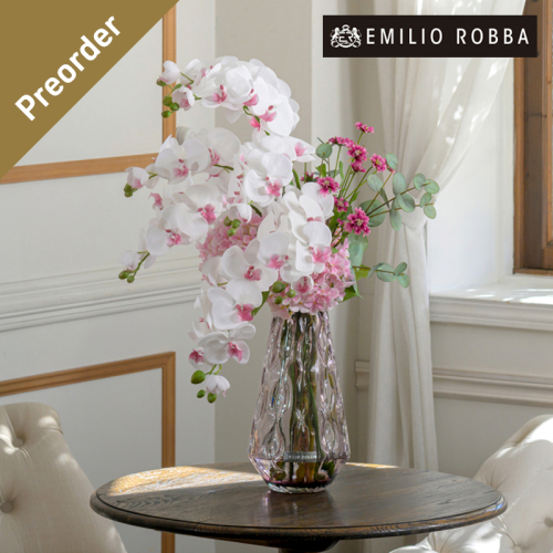 【母の日専用】アートフラワー エミリオ・ロバ　ファレノプシスリップピンク4L26 母の日 ギフト 造花 プレゼント 2579153 - 三重県名張市