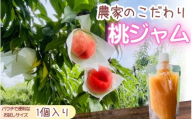 農家のこだわり桃ジャム ＜添加物不使用・おうち用パウチ＞ お試し桃ジャム　1個  / あおぞらふぁーむ 桃 完熟 ジャム 無添加 かつらぎ町 高野山 和歌山県【aozf008】