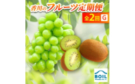 ＜発送月固定定期便＞香川のフルーツ(2G)全2回【4083504】