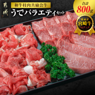 【和牛枝肉共励会牛】(A5)宮崎牛うでバラエティセット_21-25-010