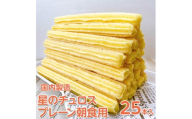 【定期便】国内製造　星のチュロス　プレーン朝食用　25本入り　全4回 ※着日指定不可
