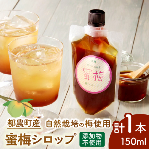 ≪先行予約≫＼ポスト投函／都農町産 蜜梅シロップ(計1本) 梅 加工品 国産_T024-014 2587201 - 宮崎県都農町