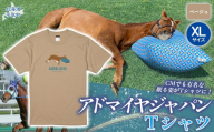 【アドマイヤジャパン×Yogibo】Ｔシャツ_XLサイズ（ベージュ）  【ふるさと納税 人気 おすすめ ランキング 馬 競馬 競走馬 引退馬 アドマイヤジャパン 日高 北海道 平取町 送料無料】 BRTV035-4