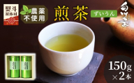 農薬不使用!煎茶 ギフト NO.10 (ずいうん150g×2 計300g) 常磐園 日本茶 白川茶 美濃白川茶 緑茶 煎茶 茶葉 お茶 一番茶 春摘み 大容量 岐阜県 東白川村 お取り寄せ 贈答用 プレゼント ギフトセット 高級煎茶
