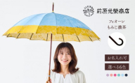 【トンボ洋傘前原光榮商店】レディース「フィオーレ」手元：もみじ濃茶（名入れ可）| 傘 レディース 雨傘 長傘 婦人 女性用 シンプル おしゃれ フォーマル カジュアル