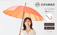 【トンボ洋傘前原光榮商店】レディース「エレ・シャドウ」手元：楓ストレート（名入れ可）| 傘 レディース 雨傘 長傘 婦人 女性用 シンプル おしゃれ フォーマル カジュアル