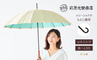 【トンボ洋傘前原光榮商店】レディース「エレ・シャドウ」手元：もみじ濃茶（名入れ可）| 傘 レディース 雨傘 長傘 婦人 女性用 シンプル おしゃれ フォーマル カジュアル