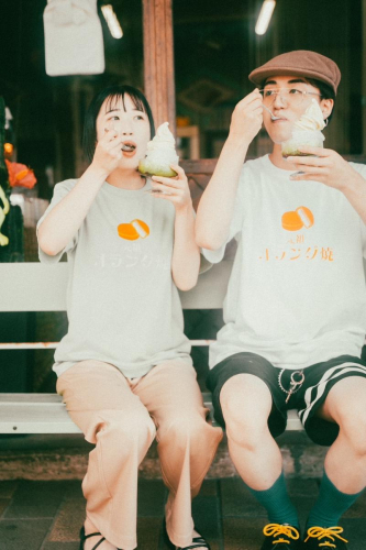 元祖オランダ焼きオフィシャルTシャツ【MARBLE】[B4-11002] 2593036 - 秋田県湯沢市