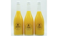 柑橘の鬼　みかんジュース1本、不知火ジュース1本　清見ジュース1本　3本セット＜C56-28＞_みかん ミカン ジュース みかんジュース ストレート 100% セット 飲み比べ フルーツ くだもの 果物 甘い 旬 産地直送 産直 【1302420】 YWTAS021
