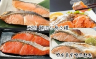 A-18015 天然鮭切り身3種(秋鮭・時鮭・紅鮭)