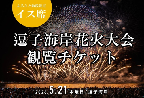 【50席限定】逗子海岸花火大会イス席チケット（飲食なし、持込可） 2594960 - 神奈川県逗子市