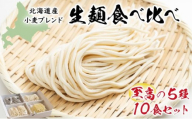 【生麺食べ比べ】至高の5種10食セット[a176-001] | そうめん うどん ラーメン パスタ そば 麺類