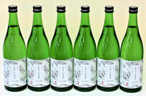 美酒爛漫 純米酒 かおりらんまん 720ml入り 6本 爽やかな純米酒【大友屋】[H6-4901] 2595372 - 秋田県湯沢市