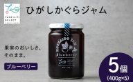 ひがしかぐらジャム ブルーベリー〈400g×5〉