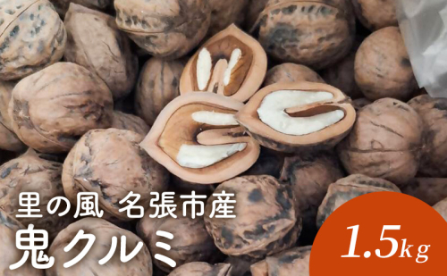 里の風　名張市産鬼クルミ　1.5kg　くるみ 胡桃 三重県 名張市 2597398 - 三重県名張市