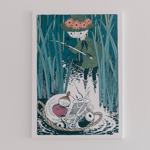 MOOMINVALLEY PARK ファブリックパネルMサイズ（スナフキン＆ミイ） HNNA008 2598159 - 埼玉県飯能市