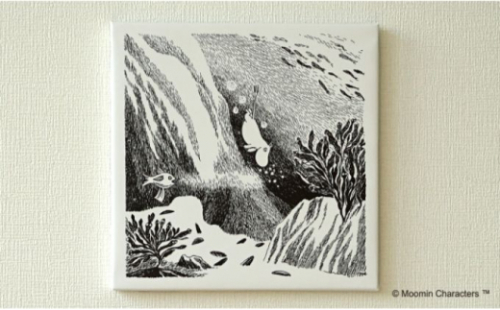 MOOMIN(ムーミン) ファブリックフレーム Sサイズ(ムーミン モノトーン) HNNA024 2598175 - 埼玉県飯能市