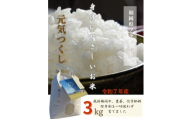 令和7年産 身体にやさしいお米【栽培期間中、農薬・化学肥料を一切使わず育てたお米】3kg 農家直送いたします【精米 白米 お米 米 ご飯 ごはん ブランド米 元気つくし 福岡県 筑前町】