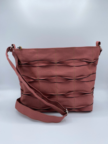 畳屋さんのヘリバッグ【ショルダーバッグ(横はぎ)】ピンク色 HNNBN004-2 2598694 - 埼玉県飯能市