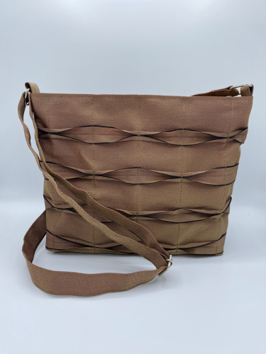 畳屋さんのヘリバッグ【ショルダーバッグ(横はぎ)】茶色 HNNBN004-4 2598696 - 埼玉県飯能市