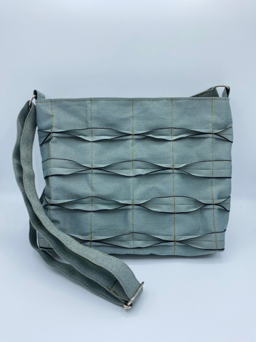 畳屋さんのヘリバッグ【ショルダーバッグ(横はぎ)】水色 HNNBN004-6 2598698 - 埼玉県飯能市