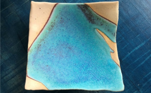 飯能焼(碧釉皿(へきゆうざら)) HNNCE002 2599200 - 埼玉県飯能市