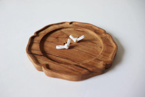 水引musubi耳飾り 白 ピアス HNNN012 2599270 - 埼玉県飯能市