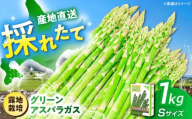 [2026年5月上旬以降順次発送][Sサイズ]グリーンアスパラガス 1kg(露地栽培)[喜茂別町][久保田農園] アスパラ あすぱら アスパラガス あすぱらがす グリーンアスパラ 冷蔵 冷蔵配送 野菜 春野菜 [AJAM009] 8000 8000円 8千円