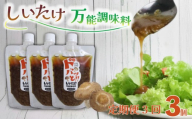 定期便 3回 ドレッシング 3個 ドバッと！！しいたけ万能調味料 椎茸 しいたけ 調味料 乾燥椎茸 パスタ ドレッシング サラダ ドレッシング ギフト プレゼント 障がい者 支援 就労支援 農福連携 福祉 静岡県 三島市