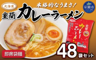 即席袋麺「室蘭カレーラーメン」48袋セット 【 ふるさと納税 人気 おすすめ ランキング 北海道 室蘭 カレー ラーメン 麺 インスタント 醤油 味噌 乾麺 生麺 レトルト 食品 加工食品 セット 大容量 詰合せ ギフト プレゼント 自宅用 北海道 室蘭市 送料無料 】 MROV018
